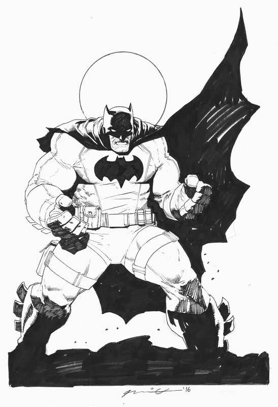 A3 Full Figure | Black & White [inks]
