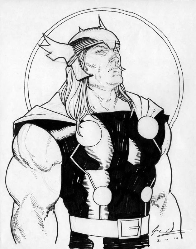 A4 Half Figure | Black & White [inks]